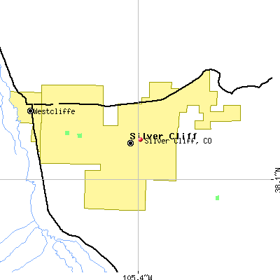 Silver Cliff map