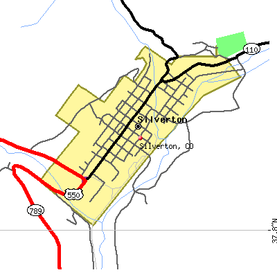 Silverton map