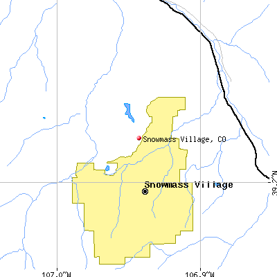 Snowmass Village map