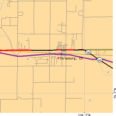 Strasburg map