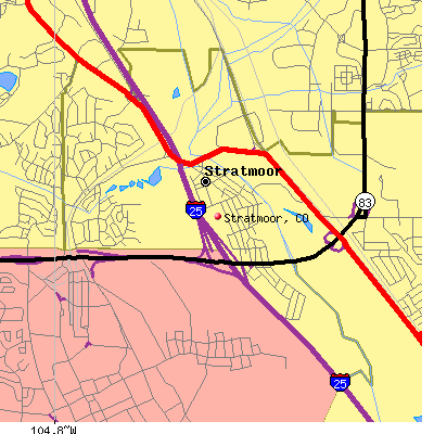 Stratmoor map
