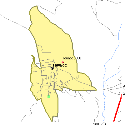 Towaoc map