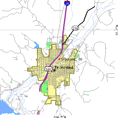 Trinidad map