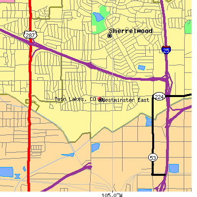Twin Lakes map