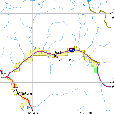 Vail map