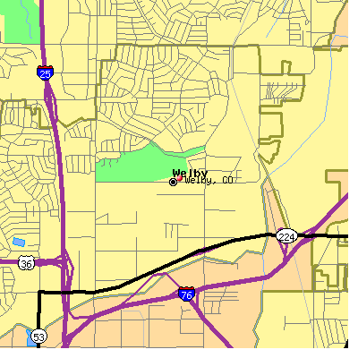 Welby map