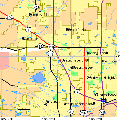 Westminster map