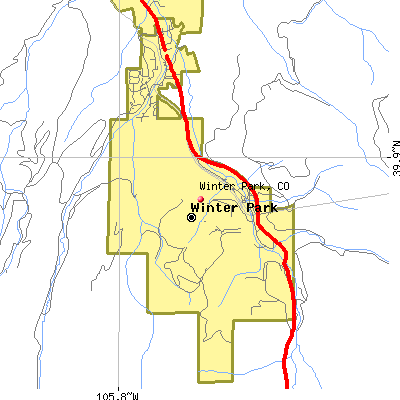 Winter Park map