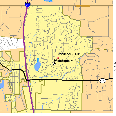 Woodmoor map