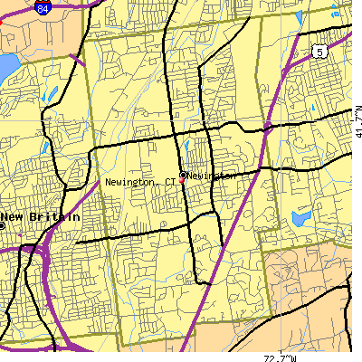Newington map