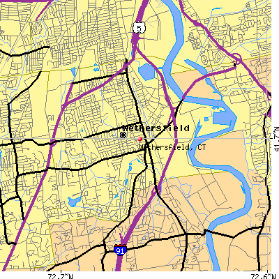 Wethersfield map