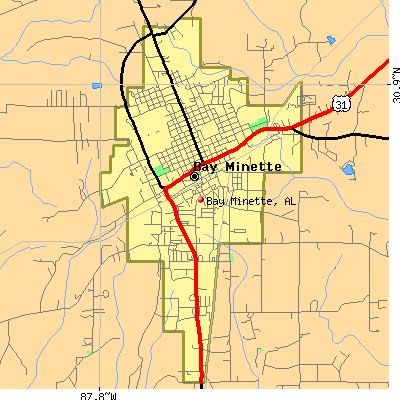 Bay Minette map