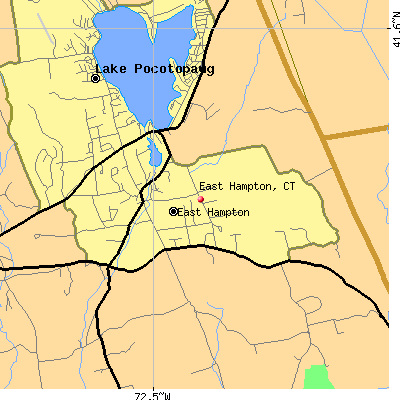 East Hampton map