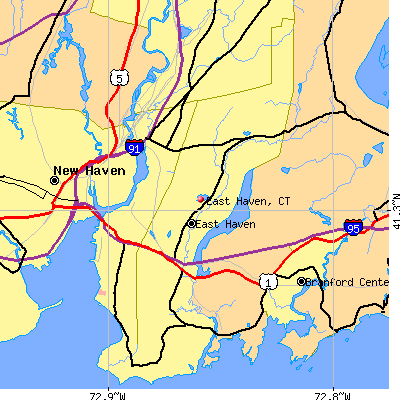 East Haven map