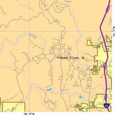 Mount Olive map