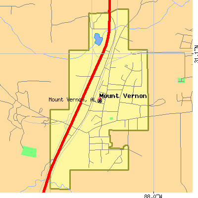 Mount Vernon map