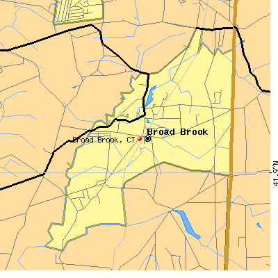 Broad Brook map