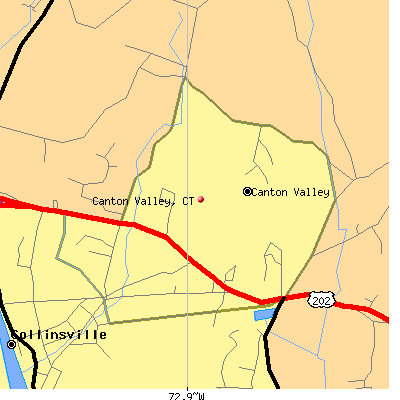 Canton Valley map