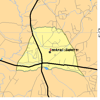 Central Somers map