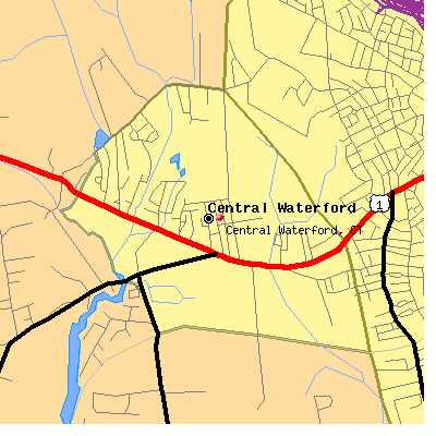 Central Waterford map