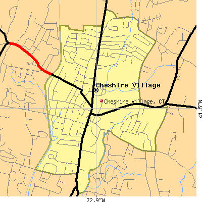 Cheshire Village map