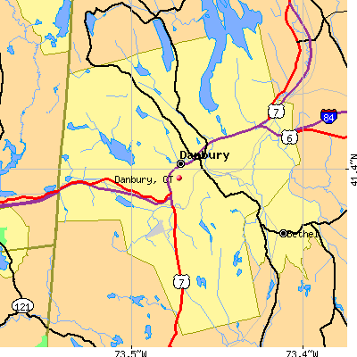 Danbury map