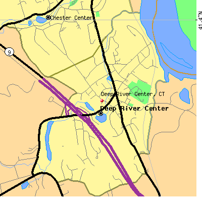 Deep River Center map