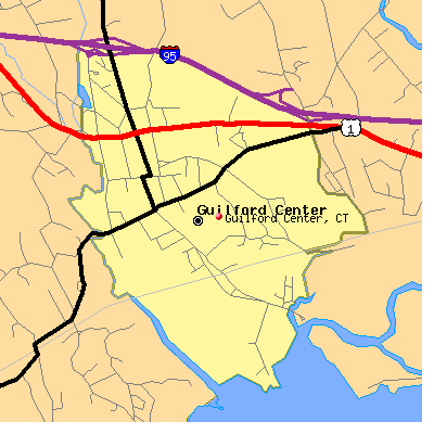 Guilford Center map