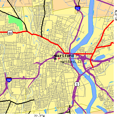Hartford map