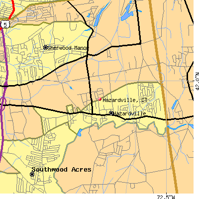 Hazardville map