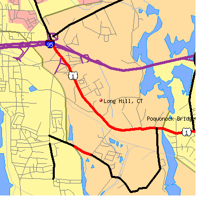 Long Hill map