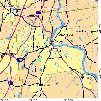 Middletown map