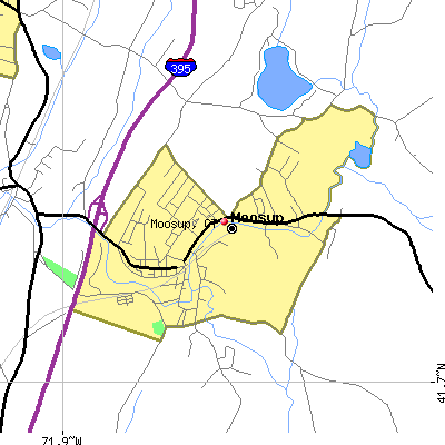 Moosup map