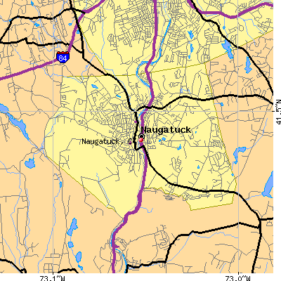 Naugatuck map