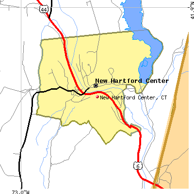 New Hartford Center map