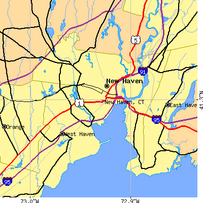 New Haven map