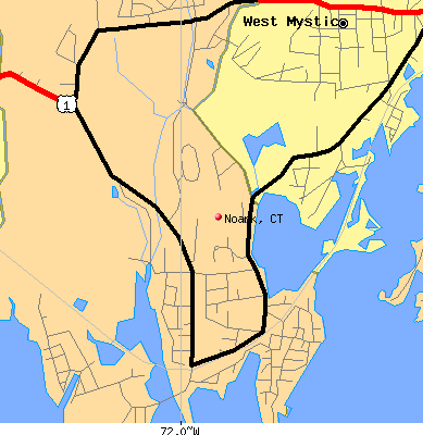 Noank map