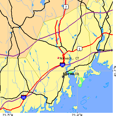 Norwalk map