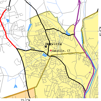 Oakville map