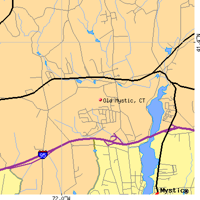 Old Mystic map