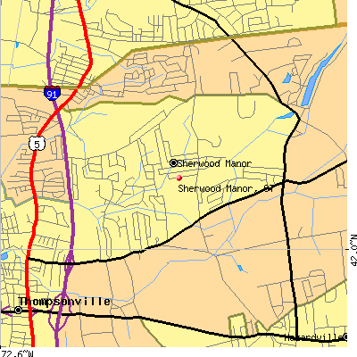 Sherwood Manor map