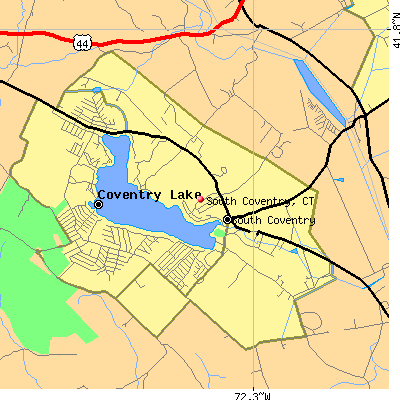 South Coventry map