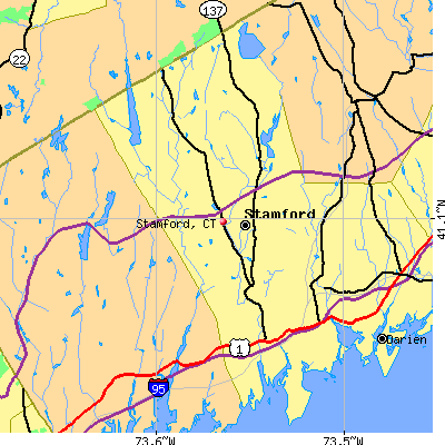 Stamford map