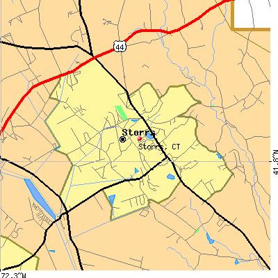 Storrs map