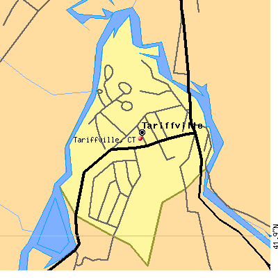 Tariffville map