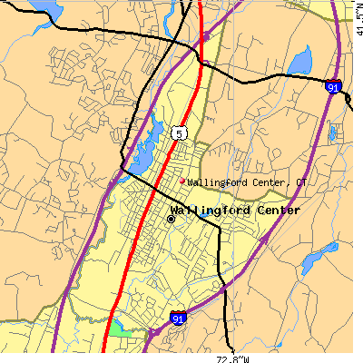 Wallingford Center map
