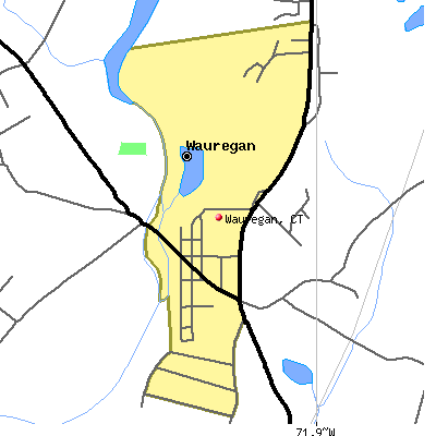 Wauregan map