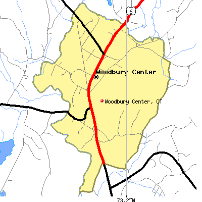 Woodbury Center map