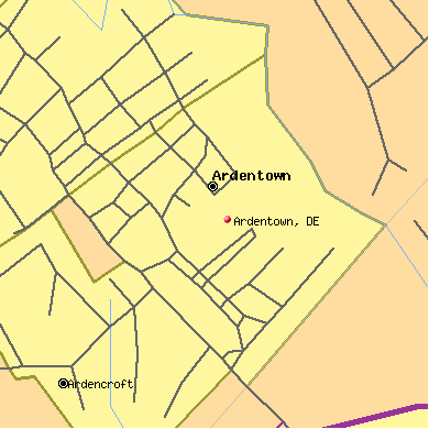 Ardentown map