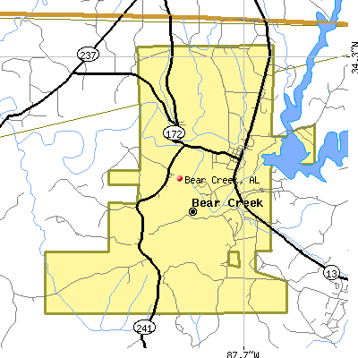 Bear Creek map